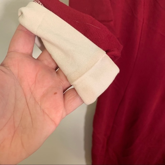 Mushare Midi Ponte Sheath Dress Crimson Cream - Picture 6 of 11